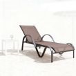Chaise longue d'extérieur avec accoudoirs incurvés - 11D25E