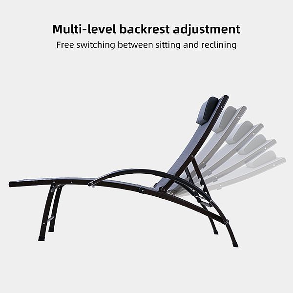 Vente en gros de chaises longues d'extérieur réglables pour l'ameublement de terrasses au bord de la piscine - 11D25I