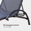Vente en gros de chaises longues d'extérieur réglables pour l'ameublement de terrasses au bord de la piscine - 11D25I