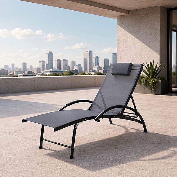 Vente en gros de chaises longues d'extérieur réglables pour l'ameublement de terrasses au bord de la piscine - 11D25I