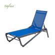 Fourniture en gros de chaises longues d'extérieur réglables, en tissu maillé respirant enduit de PVC - 11D25L