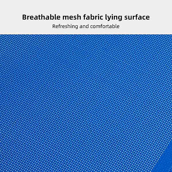 Fourniture en gros de chaises longues d'extérieur réglables, en tissu maillé respirant enduit de PVC - 11D25L