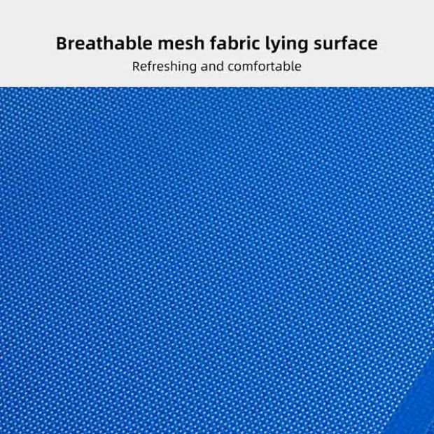 Fourniture en gros de chaises longues d'extérieur réglables, en tissu maillé respirant enduit de PVC - 11D25L