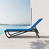 Fourniture en gros de chaises longues d'extérieur réglables, en tissu maillé respirant enduit de PVC - 11D25L