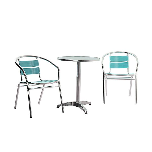 Ensemble de bistrot étanche en aluminium 3 pièces - 10B01S