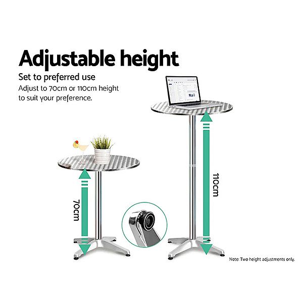 Ensemble de bar extérieur en aluminium 3 pièces - 10B01U