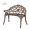 Chaise de jardin en métal en fonte d'aluminium antique d'extérieur - 10B01Z