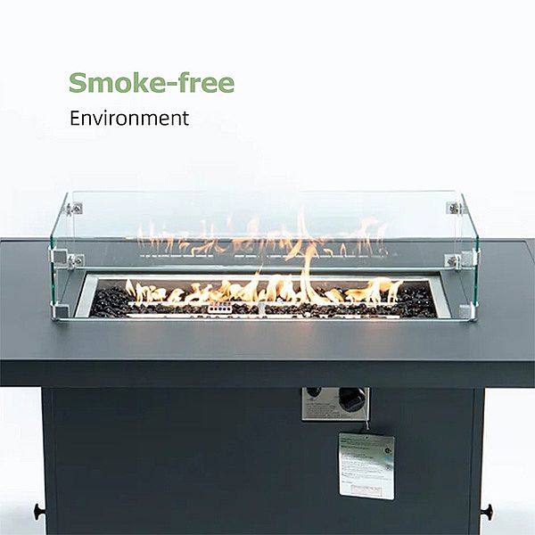 Tube en aluminium avec ensemble de canapé extérieur Fire Pit Garden - 11C01A