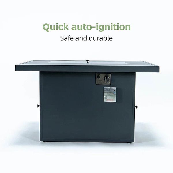 Tube en aluminium avec ensemble de canapé extérieur Fire Pit Garden - 11C01A