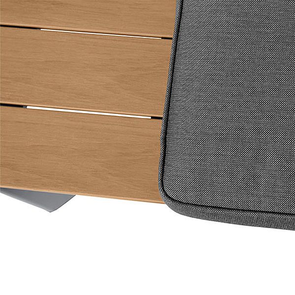 Canapé de luxe en aluminium pour meubles de cour - 11C01D