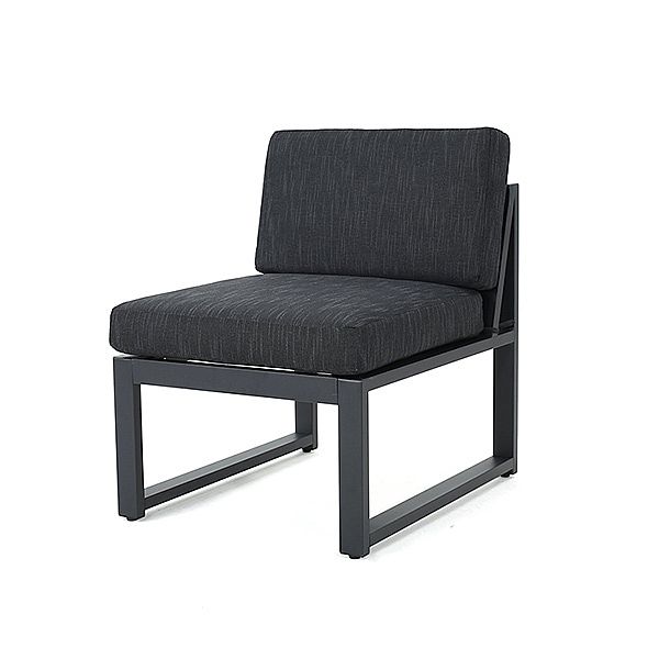 Canapé d'extérieur en forme de V en aluminium 4 pièces - 11C01H