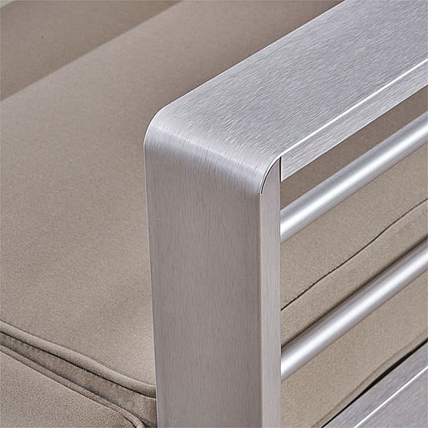 Mobilier d'extérieur en métal en aluminium étanche - 11C01N