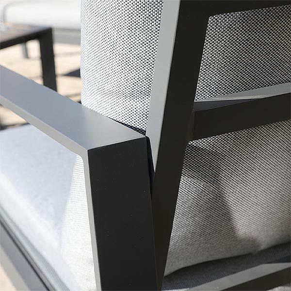 Canapé de terrasse extérieur 4 places en aluminium - 11C01U