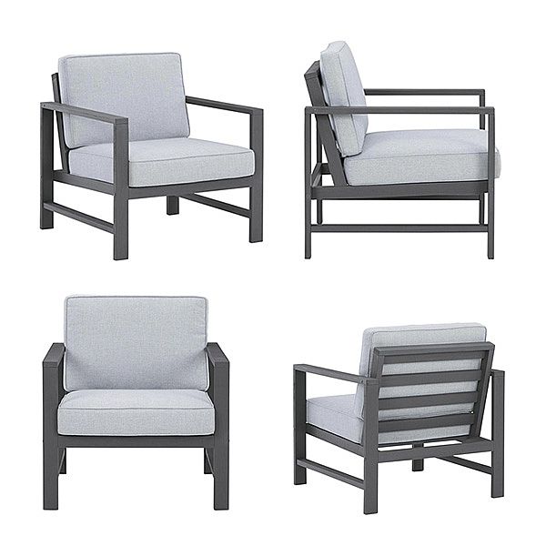 Ensemble de jardin en aluminium - 11C01W