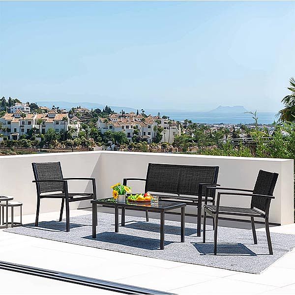 Ensemble de dialogue moderne 4 pièces Courtyard - 11C01X