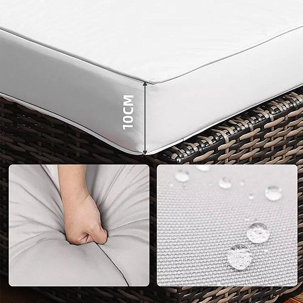 Ensembles de meubles de conversation en rotin de patio de 6 pièces en gros - 10C01A