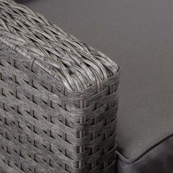 Ensemble de canapé de jardin de meubles en rotin de saule - 10C01B