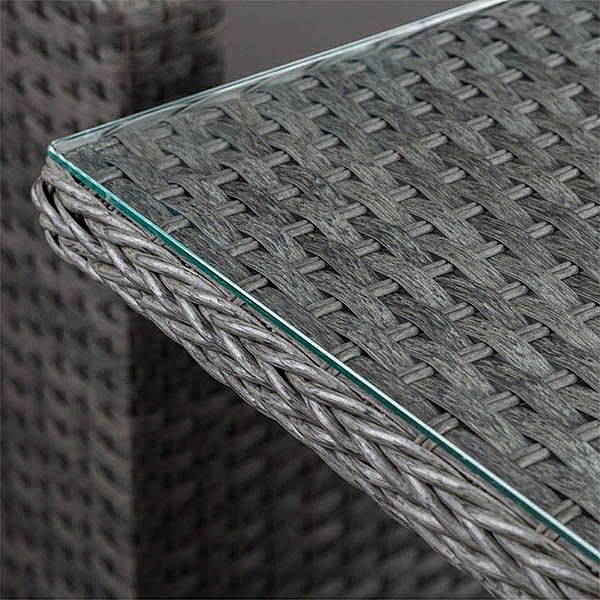 Ensemble de canapé de jardin de meubles en rotin de saule - 10C01B