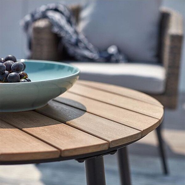 Canapé de luxe moderne en rotin de style français, meubles de jardin - 10C01P