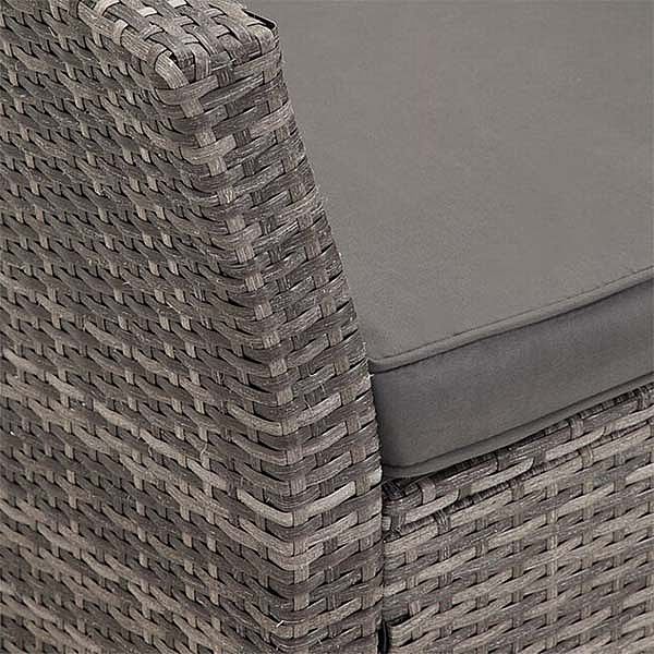 Ensemble de patio de meubles d'extérieur en rotin et osier étanche - 10C02A