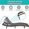 Chaise longue en rotin pour bain de soleil à l'extérieur - 10C02V