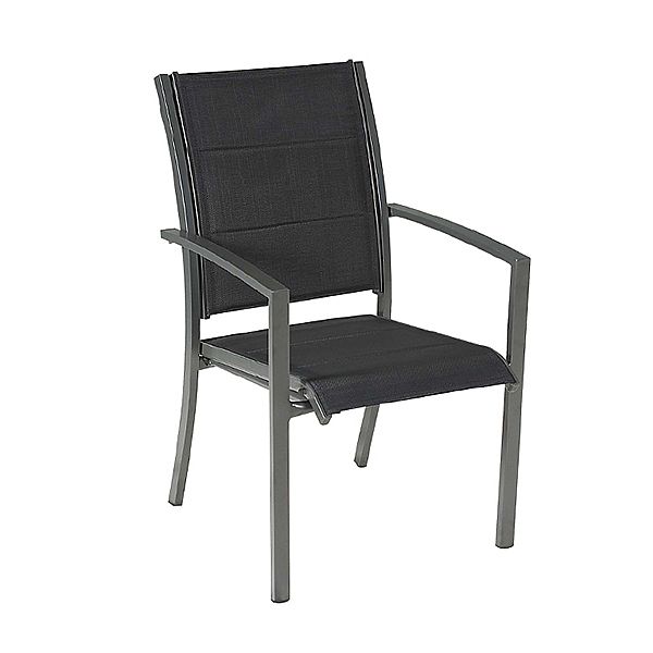 Ensemble de salle à manger d'extérieur 7 pièces en aluminium gris - 11D01A