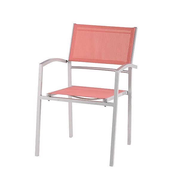 Ensemble de salle à manger d'extérieur 6 pièces en aluminium vert - 11D01D