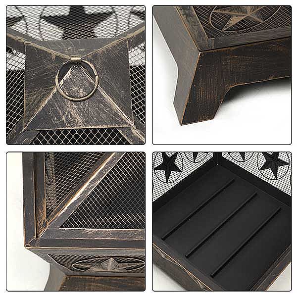 Foyer extérieur à bois de 24 pouces - 10H01L