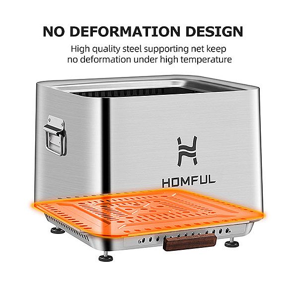 Foyer extérieur portatif sans fumée - 10H01P