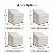 Housses Oxford pour chaises de terrasse en gros avec cordon de serrage - 90A04P