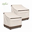 Housses bicolores pour chaises en gros avec revêtement PVC - 91A02A