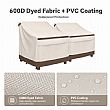 Housses bicolores pour chaises en gros avec revêtement PVC - 91A02A
