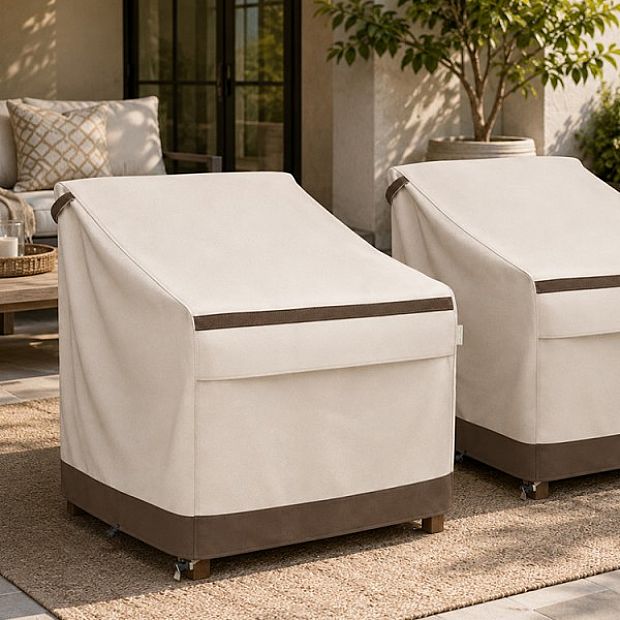 Housses bicolores pour chaises en gros avec revêtement PVC - 91A02A