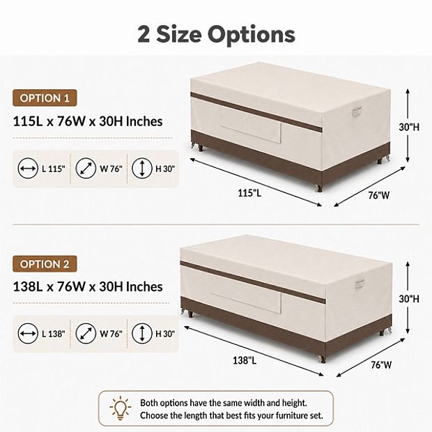 Housses rectangulaires bicolores pour tables en vrac - 91A05A