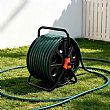Support de tuyau d’arrosage en gros de 40 à 60 m avec manivelle pliable - 10Z01B