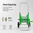 Chariot Porte-Tuyau de Jardin de 60 m en Gros avec Roues et Poignée Réglable - 10Z01C