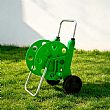 Chariot Porte-Tuyau de Jardin de 60 m en Gros avec Roues et Poignée Réglable - 10Z01C