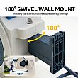 Enrouleur de Tuyau d’Arrosage Automatique Rétractable en Gros de 30 m avec Support Mural Pivotant à 180° - 10Z01G
