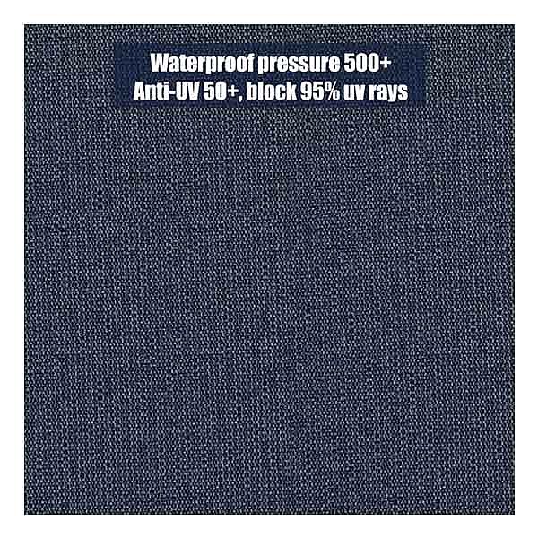 Parasol de patio en porte-à-faux à rotation de 360 degrés à DEL solaire - 11U01K