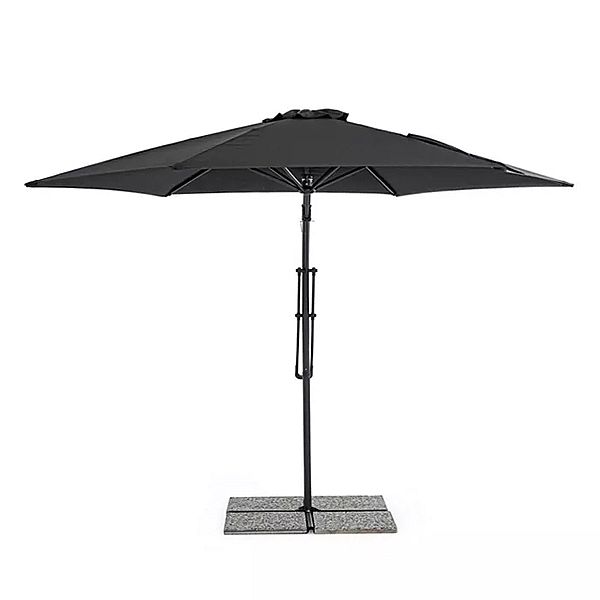 Parapluie en porte-à-faux de patio de parasol extérieur en gros avec la base - 11U02A