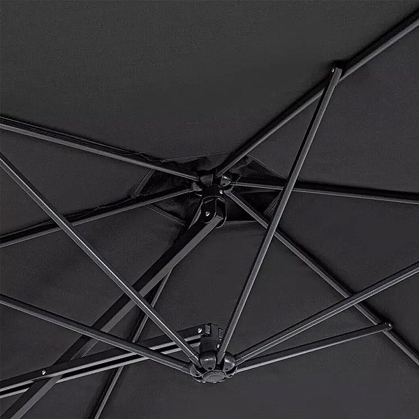 Parapluie en porte-à-faux de patio de parasol extérieur en gros avec la base - 11U02A