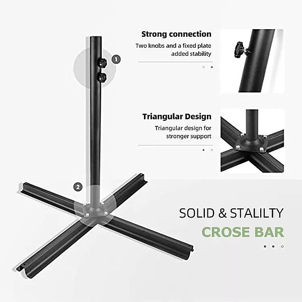 Vente en gros de parasols suspendus extérieurs décalés - 11U01R