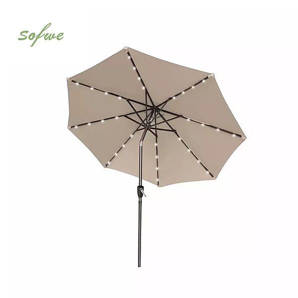 Vente en gros de parasols extérieurs à LED à énergie solaire - 12U01I
