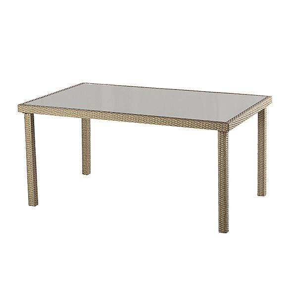 Ensemble table et chaise en osier avec six chaises Fauteuil en rotin - 10D01F