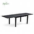 Ensemble table de salle à manger pliante extensible en aluminium - 11D05I