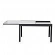 Ensemble table de salle à manger pliante extensible en aluminium - 11D05I