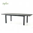 Table de Repas Extensible en Aluminium pour Terrasse avec Plateau en DPC en Gros - 11D07H