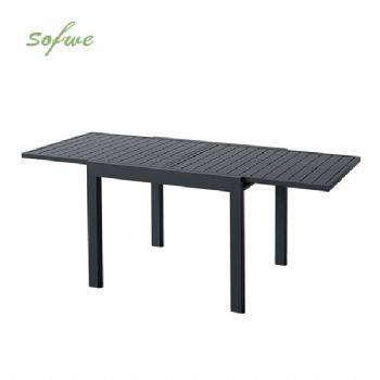 HF Patios Table à Manger Extensible en Aluminium pour...