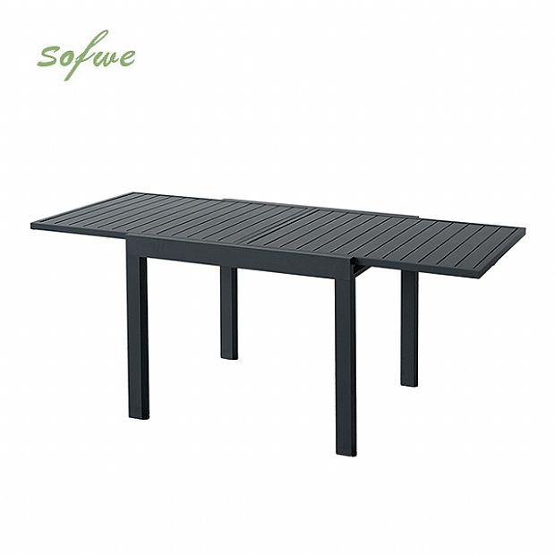 HF Patios Table à Manger Extensible en Aluminium pour Extérieur en Gros pour Mobilier de Terrasse et de Jardin - 11D08A
