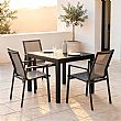 HF Patios Table à Manger Extensible en Aluminium pour Extérieur en Gros pour Mobilier de Terrasse et de Jardin - 11D08A
